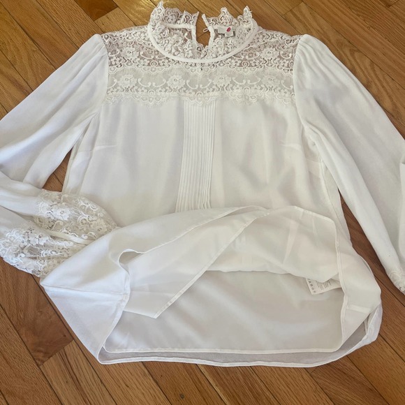 Boden White Lace Blouse - Picture 12 of 15
